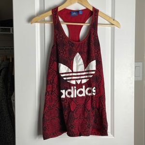 Red Leopard Print Tank